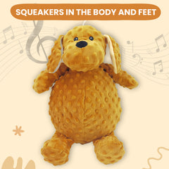 Brown Dog Plush Toy