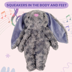 Grey Rabbit Dog Toy