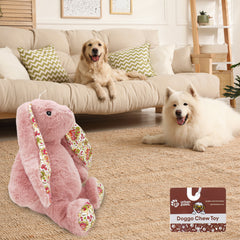 Pink Bunny Dog Toy