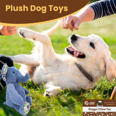 Blue Elephant Dog Toy
