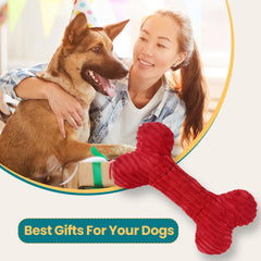 Red Bone Dog Toy