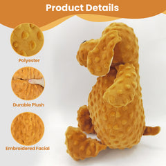 Brown Dog Plush Toy