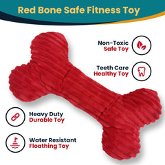 Red Bone Dog Toy