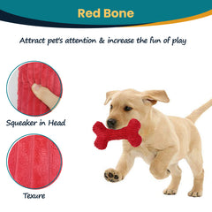 Red Bone Dog Toy