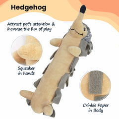 Hedgehog Plush Dog Toy –