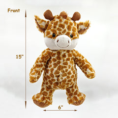 Giraffe Pattern Plush Dog Toy