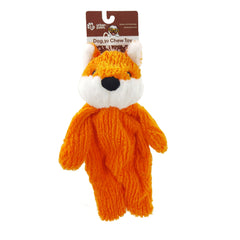 Fox Plush Dog Toy
