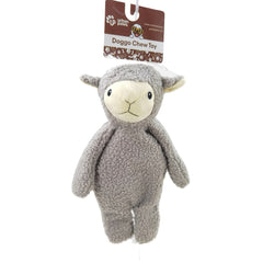 Gray Sheep Plush Dog Toy
