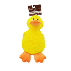 Yellow Duck Plush Dog Toy