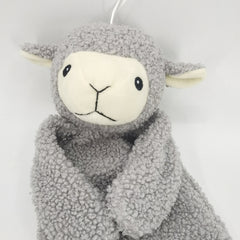 Gray Sheep Plush Dog Toy