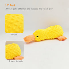 Duck Plush Dog Toy