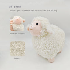 Sheep Plush Dog Toy