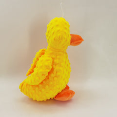 Yellow Duck Plush Dog Toy