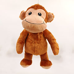 Monkey Plush Dog Toy