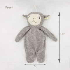 Gray Sheep Plush Dog Toy
