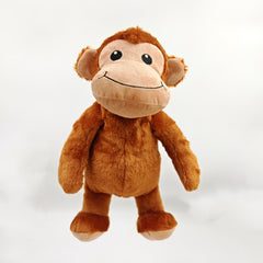 Monkey Plush Dog Toy