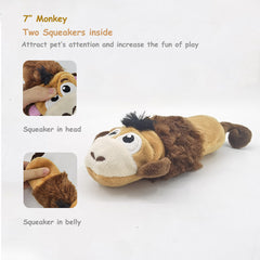 Monkey Plush Toy for Dogs