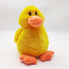Yellow Duck Plush Dog Toy