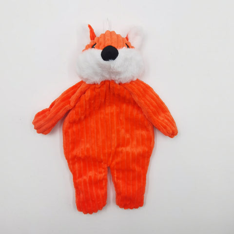 Fox Plush Dog Toy