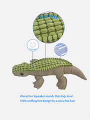 Green Crocodile Dog Toy