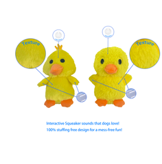 Twin Chicks Plush Dog Toy